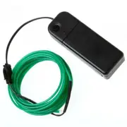 3M Green Flexible Neon Light EL Wire Rope Tube with Controller