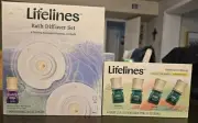 Lifelines Bath essential oil Diffuser Set With 4 Extra Oil Blend - New in box
