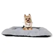 Dog Crate Bed for Small Dogs Washable,24 inch Dog 24"L x 18"W x 2.5"Th Grey