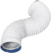LABRIMP Flexible Extend Vent Hose PVC Ventilation Pipe for Exhaust Fan Kitchen Ventilation Fan Drum Dryer Aluminum Foil Composite Material