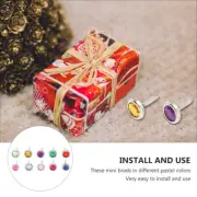 100 Pcs Scrapbooking Paper Clips Brads Art Paper Fastener Brad