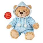 【HERMANN TEDDY】德國赫爾曼泰迪熊可愛睡衣熊藍(吉祥動物可許願好運吉祥動物)