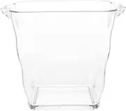 Red Wine Bucket Ice Bucket with Double Ear Handles for Easy Holding for Ktv Bars Restaurants Parties and Buffets Beverage Storage