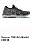Asics Gel Nimbus 23 Knit Size 7.5 women