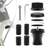 Airtag Bicycle Holder, Anti-Theft Waterproof, Hidden Airtag Holder Bicycle for Bicycles with Holes in The Fork (AirTag Not Included)