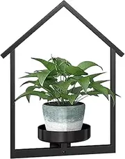 Plant Wall Mount,Metal Indoor Flower Pot Shelves - Thick Window Flower Stand Garden Home Decoration for Yard Balcony Living Room