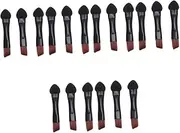 CRILSTYLEO 3sets Professional Eye Shadow Brush Set Makeup Kit Double-sided Brush Women's Makeup Tools Soft Foam Applicator for Smooth Application 20pcs*3