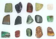 Western Australian Tumble Polished Pilbara Amethyst Jasper Mookaite Chert Rocks