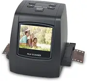 DIGITNOW All-In-One High Resolution 22MP Film Scanner Converts 126KPK/135/110/Super 8 Films Slides Negatives into Digital Photos Vibrant 2.4 LCD Screen Impressive 128MB Built-In Memory