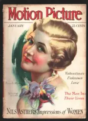 MAG: Motion Picture 1/1930-Laura LaPlante cover-Marland Stone-Gary Cooper-Rud...