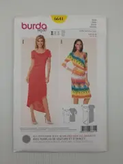 Burda Sewing Pattern 6641 Women's Dress Pattern Size US 10-20 EUR 36-46 NEW
