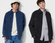 Bargain Price UNIQLO Jersey Overshirt Looks Like Denim 2024 New Arrival