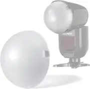 NEEWER Magnetic Dome Diffuser for Z1 round Head Speedlite Flash, Magnetically...