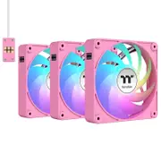 Thermaltake CL F219 PL12PK A CT120 EX ARGB Standard Blades 120mm PWM Pink Fan [3 Pack]