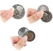 Magic Flipper Coin Half Dollar Coin Magic Tricks Professional Magician Props Close up Magic Stage Illusions