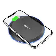 10W LED Indicator Fast Charging Wireless Charger For iPhone 8 8Plus X XS/Dorid Turbo/Moto 360 Smart Watch/Moto Droid Maxx/Google Nexus/ HUAWEI P30 Mate20 Pro/ Oneplus 7/XIAOMI MI9 S10 S10+