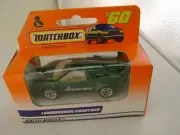 1997 MATCHBOX SUPERFAST #67 DARK GREEN LAMBORGHINI COUNTACH LP 5000S NEW IN BOX