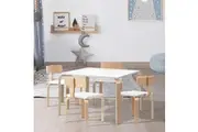 Keezi 5PCS Kids Table and Chairs Set Activity Toy Play Desk