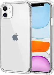 T Tersely Clear Case Cover for Apple iPhone 11 (6.1 inch), Air Hybrid Slim Fit Shockproof Crystal TPU Bumper Protective Case Cover for iPhone 11 [Suitable for Wireless Charger]