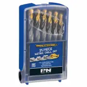 P&N 150B0WS3M - Drill Bit Set - TiN 25 Piece Metric WORKSHOP/TiN