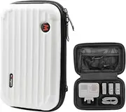 [Generic] AC03 Sports Camera Case Portable Storage Bag for Camera with Semi-Open Design Detachable Interior Organizer Camera Protective Bag with Straps Compatible with Insta 360 Ace