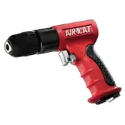 3/8” Composite Quiet Reversible Drill with Jacobs Chuck 4338 AIRCAT 4338 0 Metal