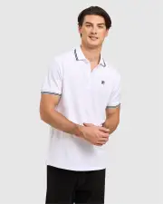 Men's Ben Polo Shirt - WHITE - WHITE