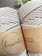 4.5mm Premium Matte Polyester Macrame cord - TAUPE #18