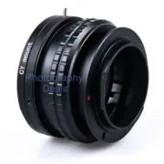 Adjustable Focus Helicoid Macro Tube Adapter for Contax/Yashica to EF-M M200 M10