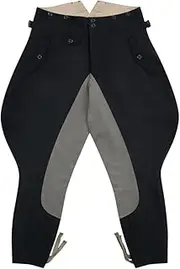 [militaryharbor] WWII German Elite Black Wool Riding Breeches