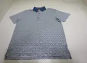 New Greyson Golf Lowercase Polo Mens Size Medium Arctic Regular 695B 01282320
