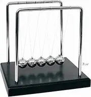 PowerTRC? Newtons Cradle Balance Balls 7 1/4 - Black Wooden Base