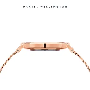 【Daniel Wellington】Petite Melrose 28mm柔光粉玫瑰金米蘭金屬錶 DW手錶