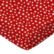 SheetWorld Fitted Sheet Fits Graco Playard 36x36, Cotton Woven Stars Prints, USA