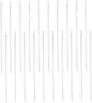DINHEAROM Hanging File Bars 20pcs Metal File Holder Mail Holder Receipt Organizer Optimize Workspace