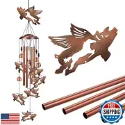 Outdoor Flying Pigs Wind Chimes Decor, Portable Mobile Wind Catcher, Sympathy