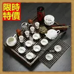 茶具組合含茶壺+茶杯+茶海+茶盤-唐詩白瓷功夫品茗雅緻茶具套組68AD34【浙江進口】【米蘭精品】