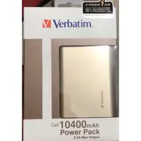 在飛比找蝦皮購物優惠-Verbatim 可充式鋰行動電源10400mAh(正版）