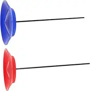 PHENOFICE 2 Sets Juggling Hands Turntable Balance Board for Juggling Stick Exercise Equipment Circus Performance Accessory Juggling Sticks Se Plastic