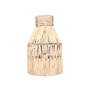 Rayell 40cm Hanging Pendant Light Shade Cover Stacy Raffia Home Decor Natural