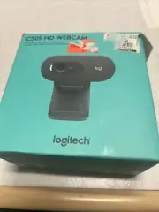 Logitech C505 Webcam 720p HD Webcam with Long-Range Mic Black 960-001363