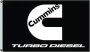 Annfly Cummins Banner Flag Turbo Diesel Engine 3X5FT Banner