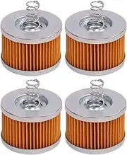 1/2/4/6pcs Motorcycle Oil Filter For YS125 FZ 16 FZ16 For 100 130 Boxer CT100 115 Caliber 135 Pulsar BM150(4pc Yellow)