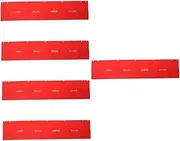 Tofficu 5pcs Hanging Wall File Bag 4 Pockets Office Wall Mount Whiteboard Storage Classroom Organizer
