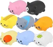 Cat/Dog Piano for Kids - 8pcs No Toxic Musical Scale Touch Sensitive Silicone Toy (8 * 6 * 3.5cm) With Packing Box for Music Learning Funny Toy (Cat)