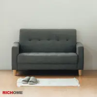 在飛比找PChome24h購物優惠-【RICHOME】妮可雙人沙發