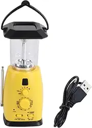 Survival Flashlight Radio LED Flash Hand Crank Dynamo LED Flash Hand Crank Mini FM/AM Emergency Survival Radios with Solar Charging & Power Bank Multiple Power Sources