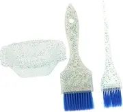 ASAKKURA 1Set Hair Coloring Kit of Professional Dyeing Tools Includes Tint Mixing Brush and Bowl for Salon and Home Use Easy Application Hair Color Tool