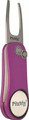 PITCHFIX HYBRID 2.0 PURPLE/WHITE GOLF DIVOT TOOL