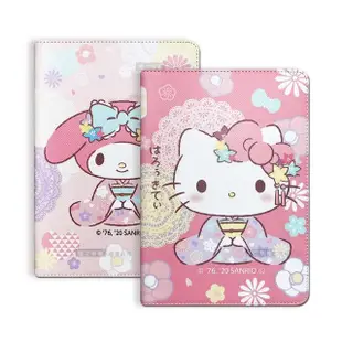 【SANRIO 三麗鷗】三星 Samsung Galaxy Tab S9+ 和服限定款 平板保護皮套X810 X816